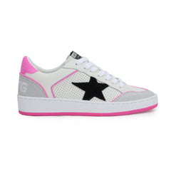 Vintage Havana | DELMA - WHITE FUSCHIA MULTI