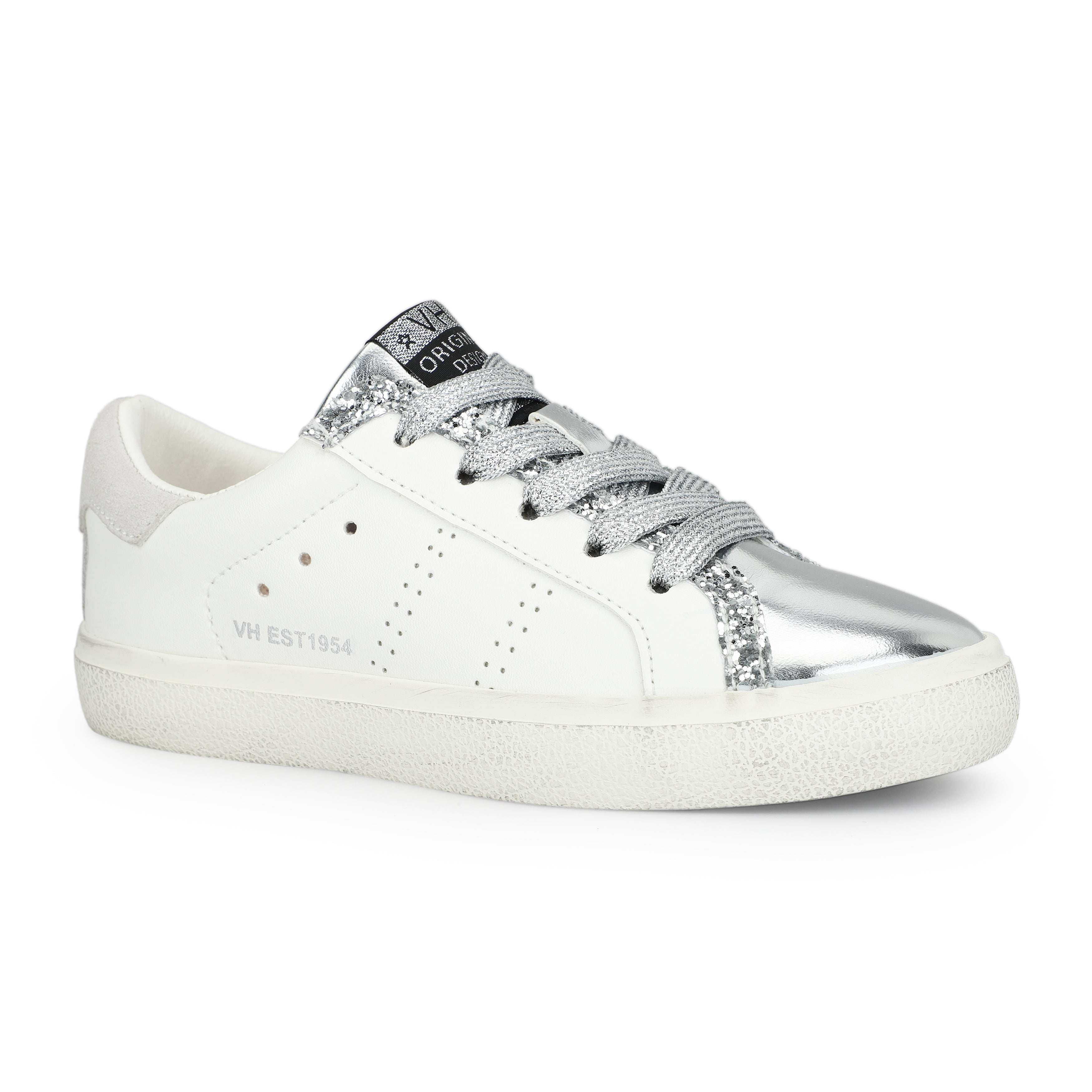 Vintage Havana | KIDS LEXA - WHITE SILVER PERF MULTI
