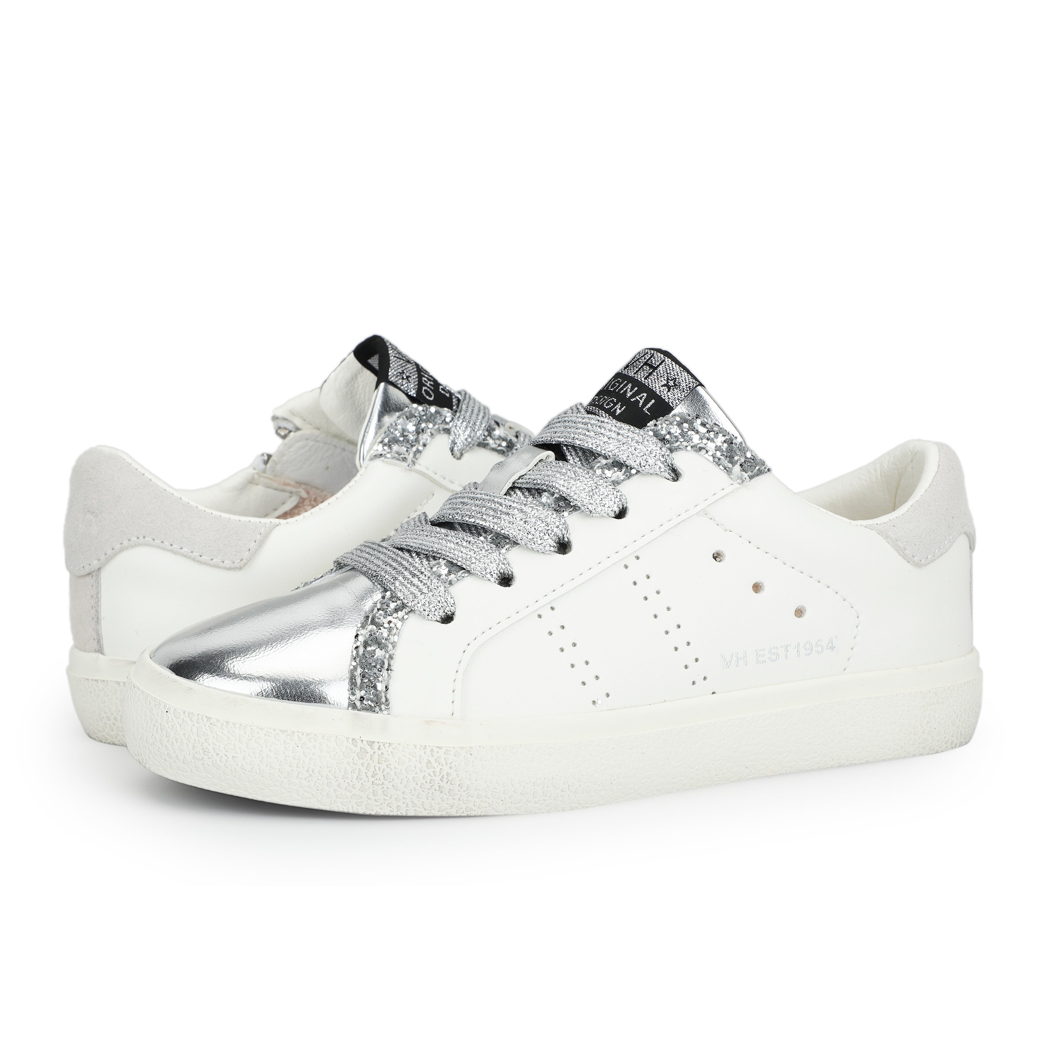 Vintage Havana | KIDS LEXA - WHITE SILVER PERF MULTI