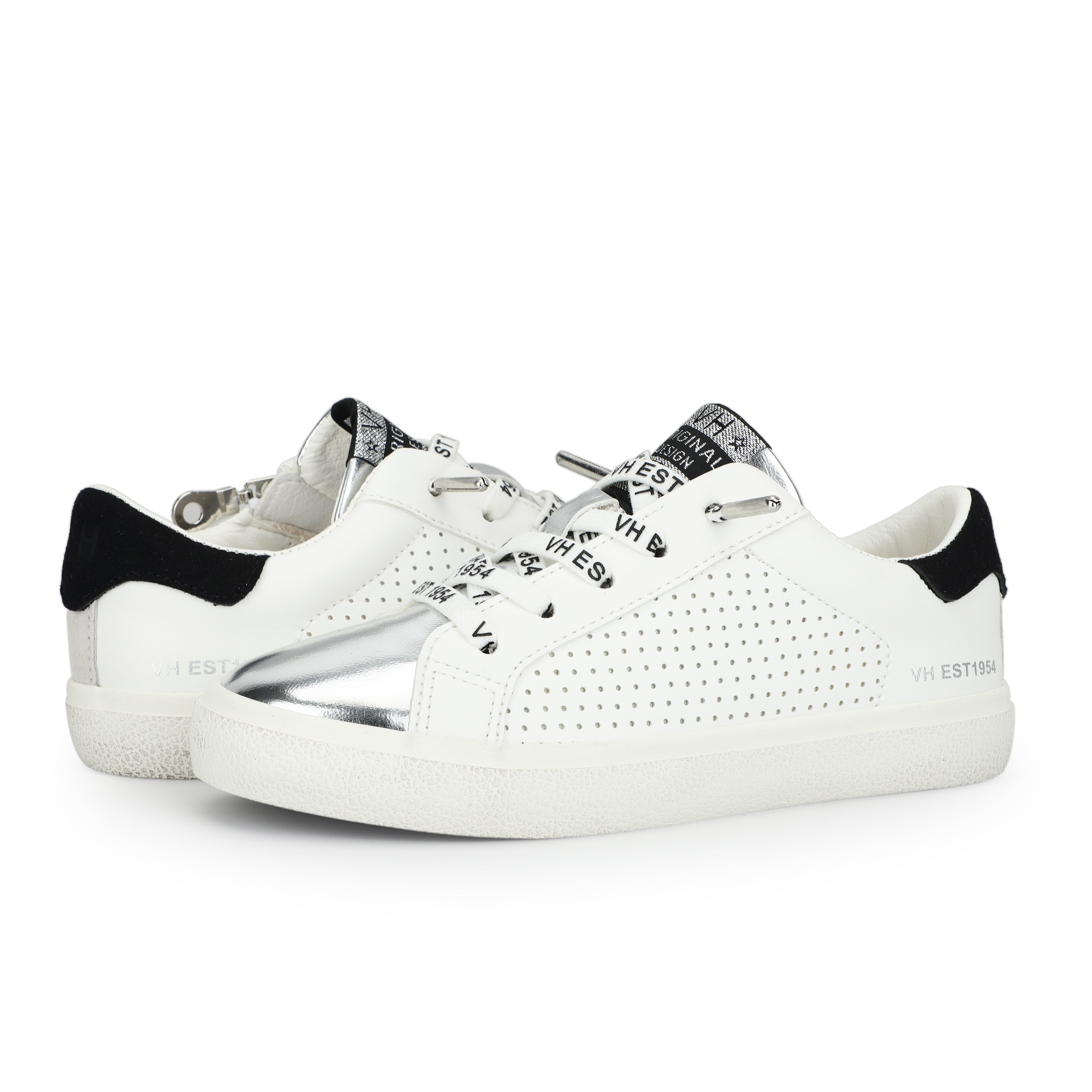 Vintage Havana | KIDS RONDA - WHITE BLACK PERF MULTI