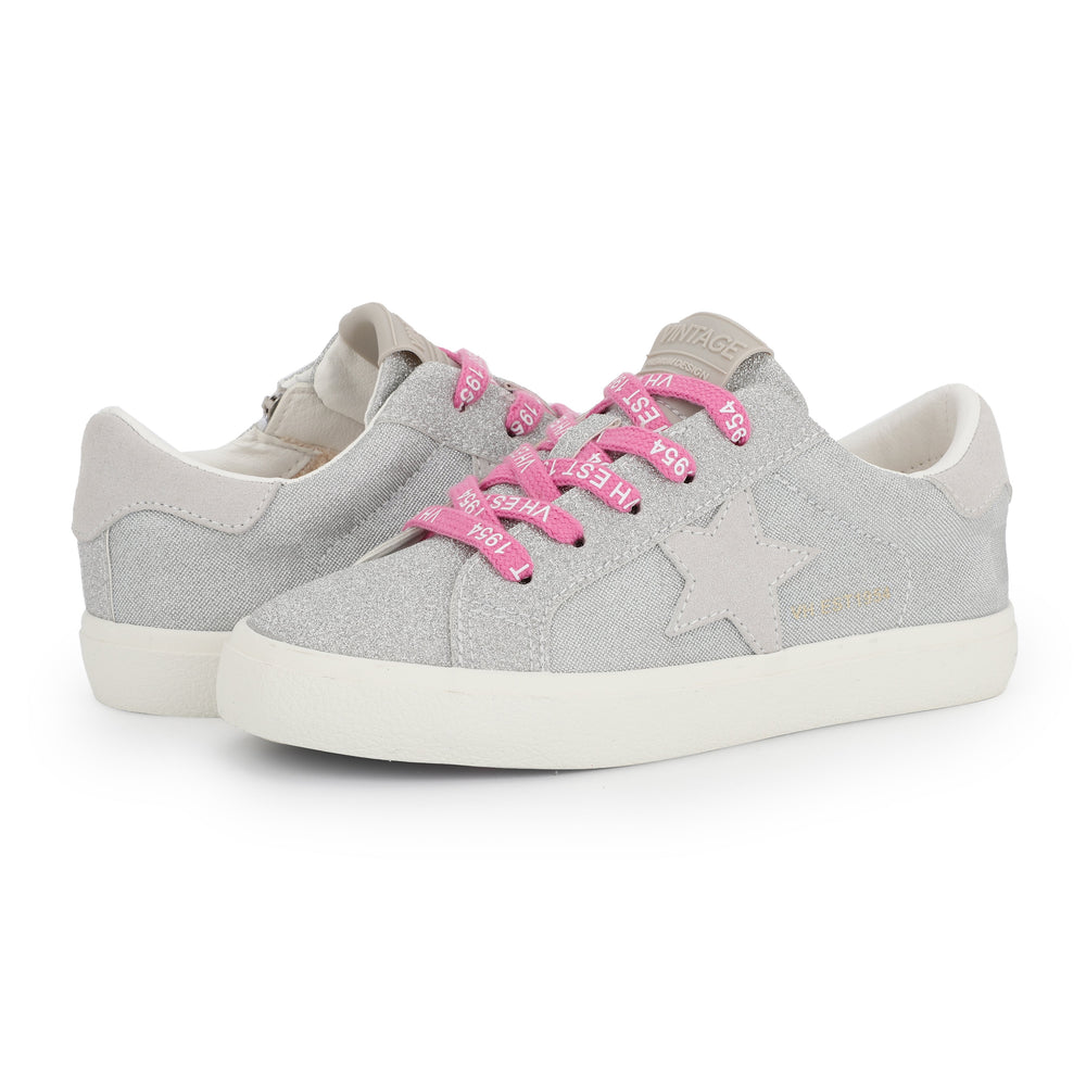 Vintage Havana | KIDS HENRIETTE - SILVER CHECKERED MULTI
