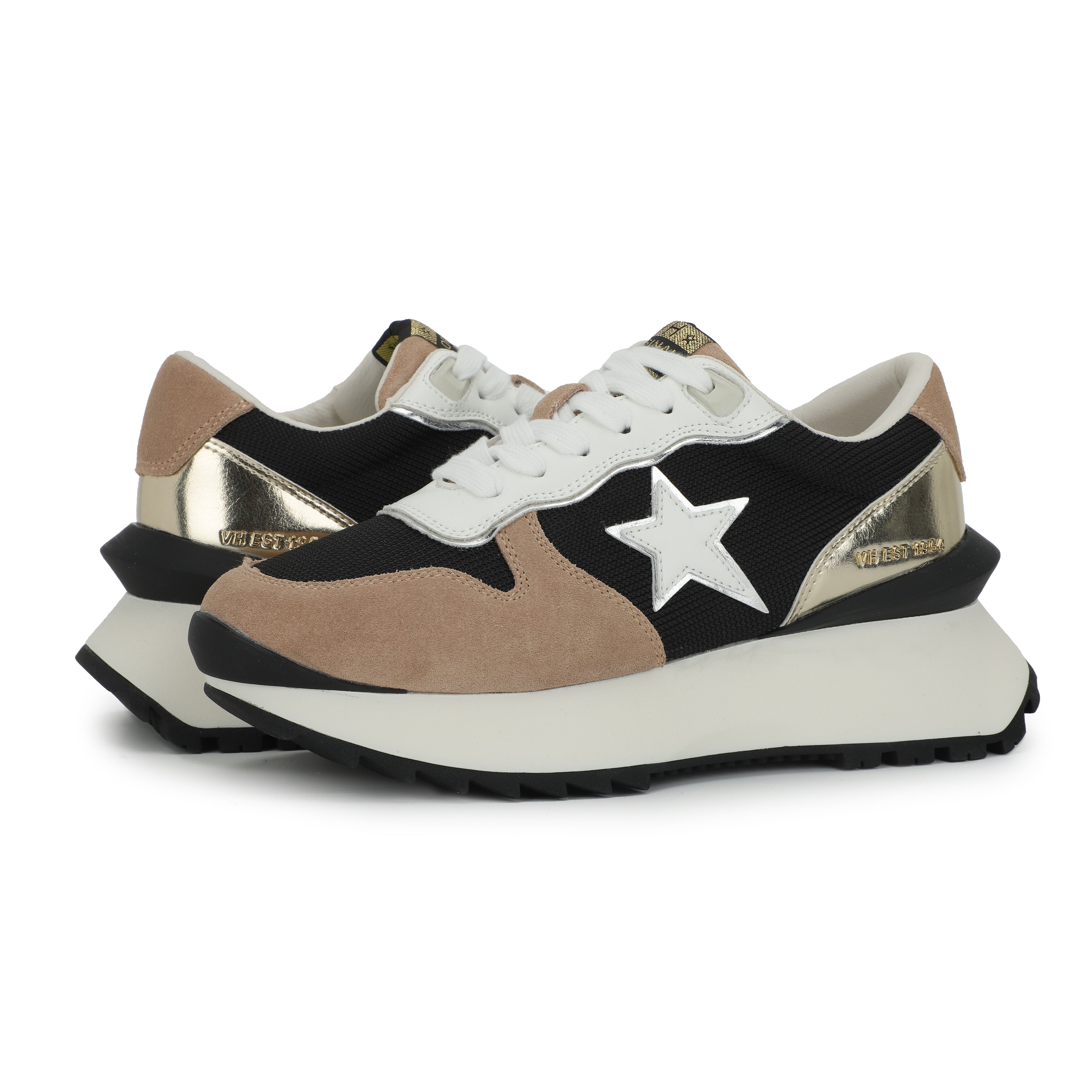 Vintage Havana | MAJOR - BLACK MESH/ GOLD TAUPE