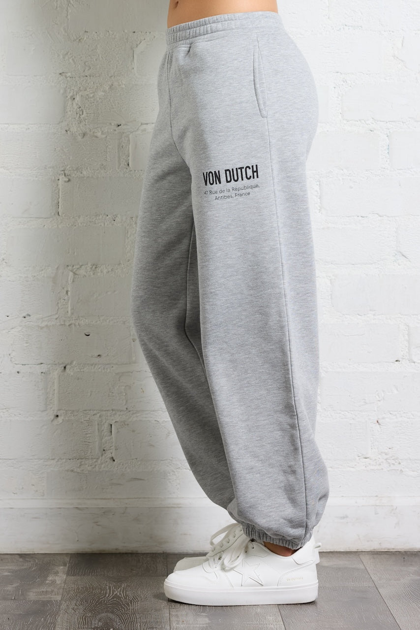 Vintage Havana | Von Dutch Jogger in Heather Grey