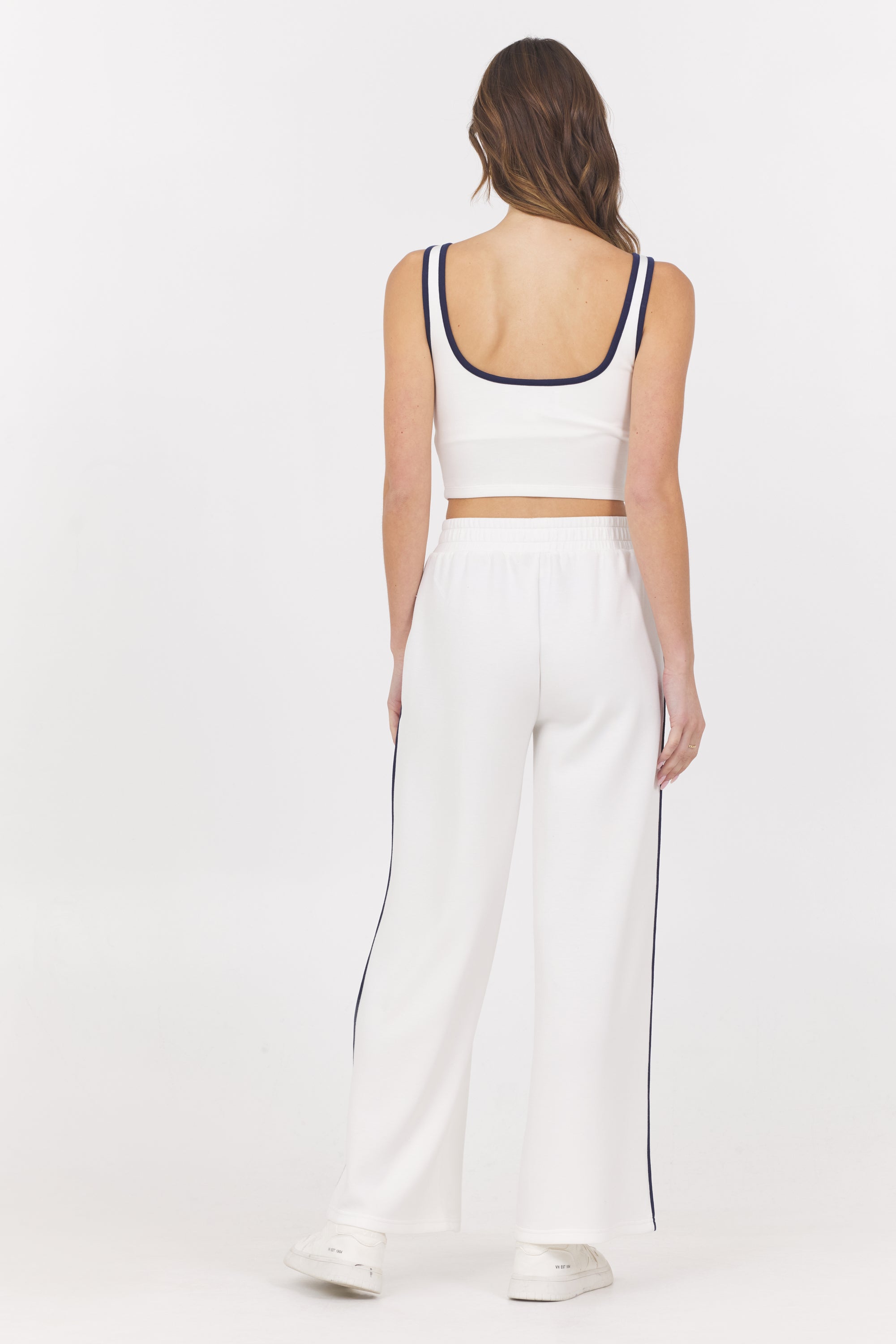 Vintage Havana | White Navy Cloud w/ Piping Tank