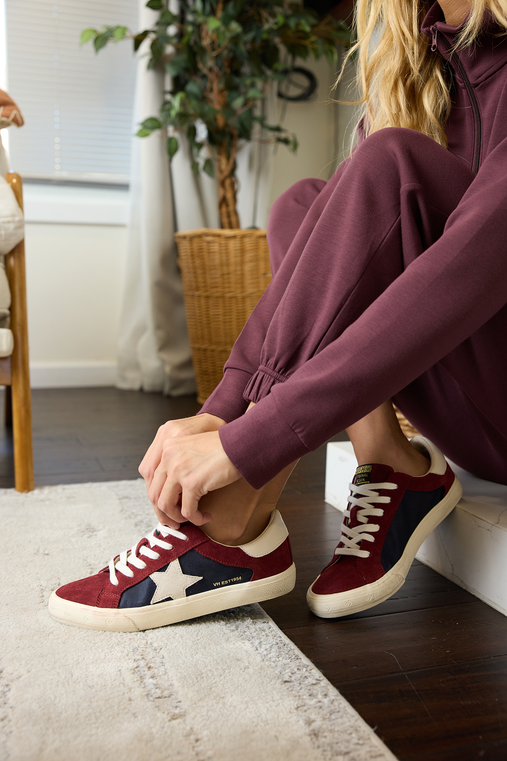 Vintage Havana | GRANDE - MAROON/NAVY