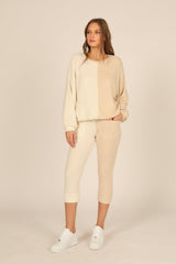 Vintage Havana | Brushed Hacci Rib Split Jogger