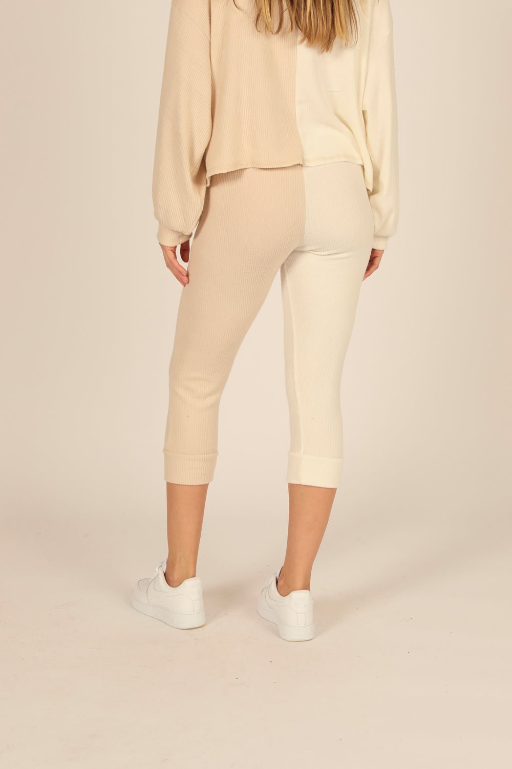 Vintage Havana | Brushed Hacci Rib Split Jogger