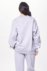 Vintage Havana | Heather Grey Proweave Crewneck Sweatshirt