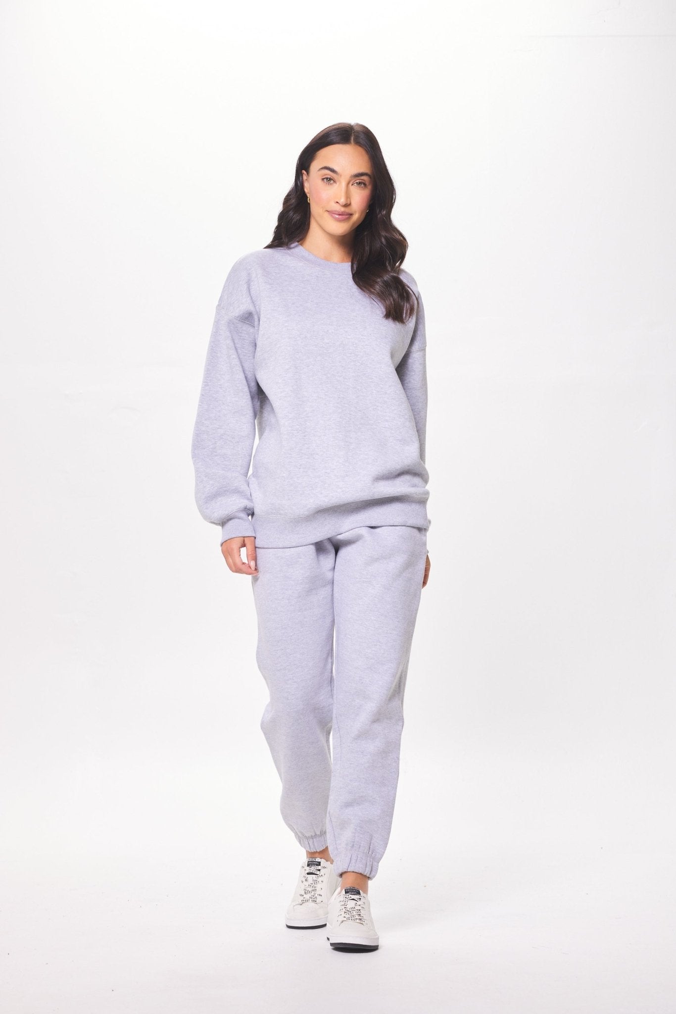 Vintage Havana | Heather Grey Proweave Crewneck Sweatshirt