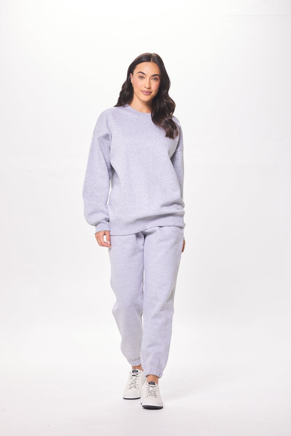 Vintage Havana | Heather Grey Proweave Crewneck Sweatshirt