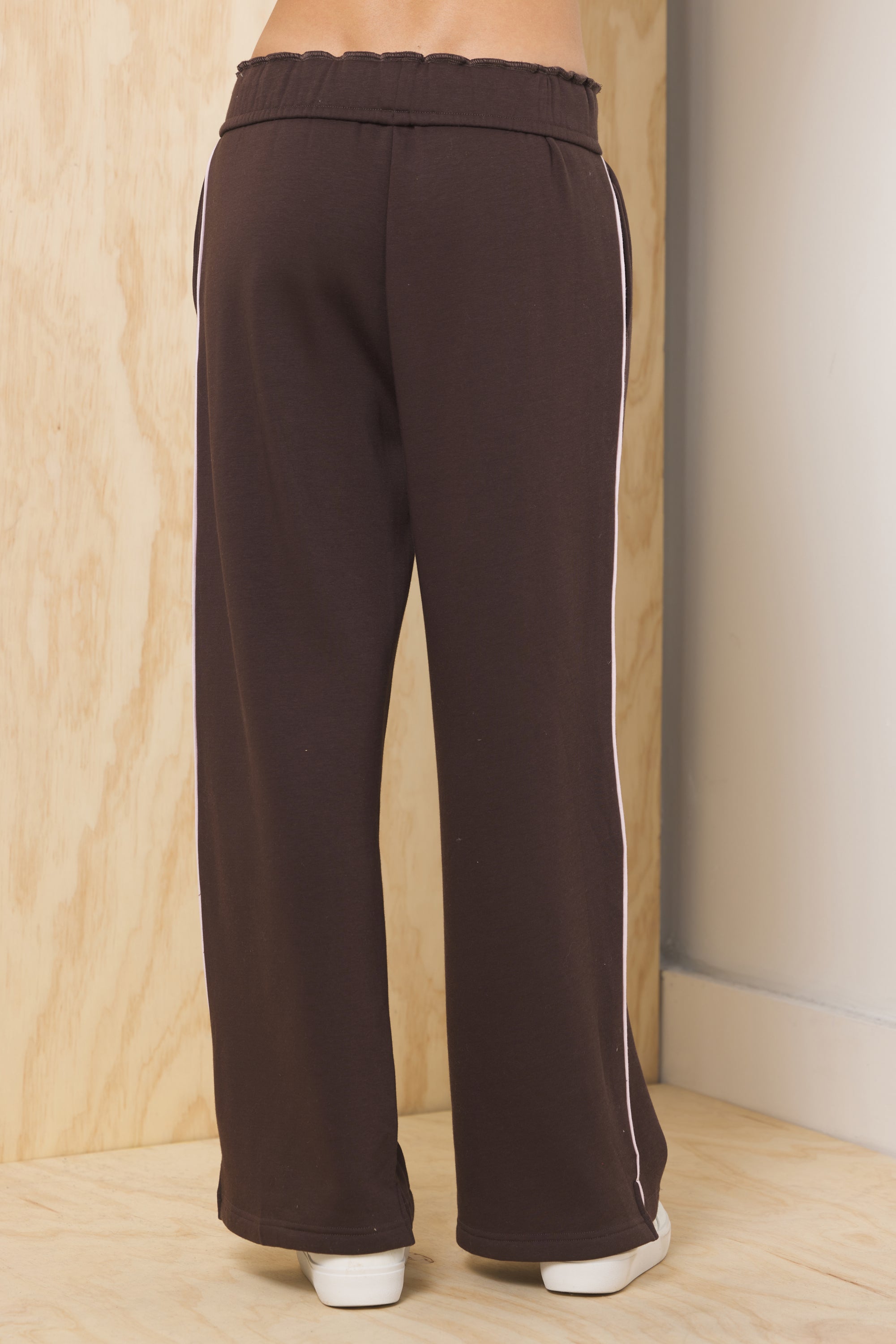 Vintage Havana | Teddy Fleece Wide Leg Pant