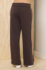Vintage Havana | Teddy Fleece Wide Leg Pant