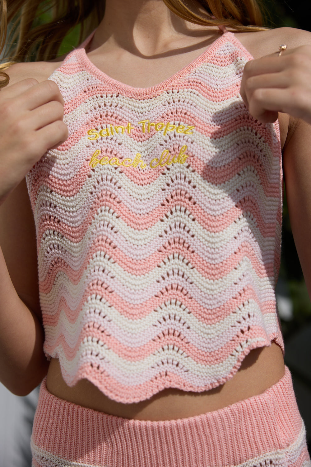 Vintage Havana | Kids Multi Crochet Tank with Embroidery