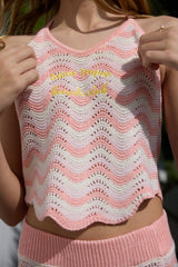Vintage Havana | Kids Multi Crochet Tank with Embroidery
