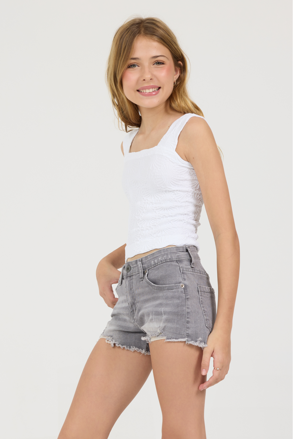 Vintage Havana | Kids Textured Seamless Tank Top