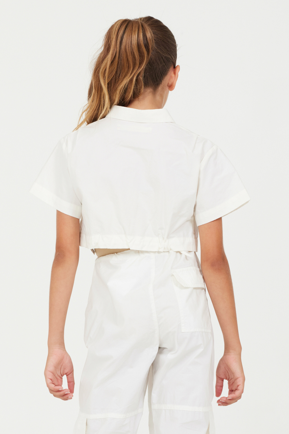Vintage Havana | Oyster Cropped Button Down