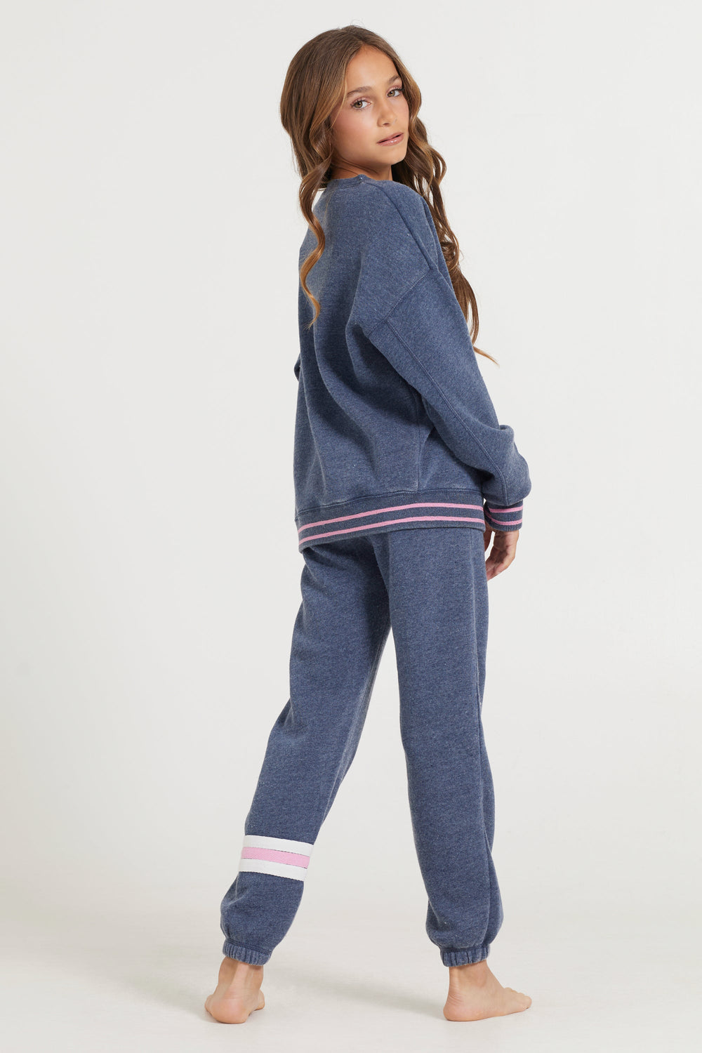 Vintage Havana | Kids Navy Aspen Patch Crew