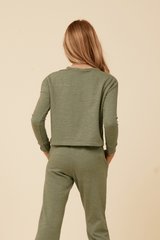 Vintage Havana | Distressed Neckline Crewneck