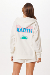 Vintage Havana | White St. Barth Jet Setter Surf Wash Zip Up