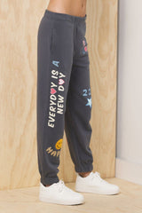 Vintage Havana | Printed Surf Wash Jogger w/ Patches