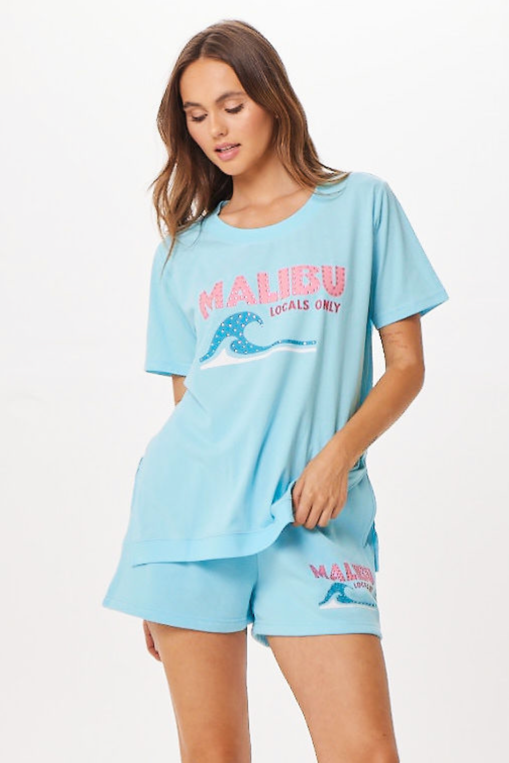 Vintage Havana | Tropical Blue Malibu Jet Setter T-Shirt