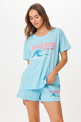 Vintage Havana | Tropical Blue Malibu Jet Setter T-Shirt
