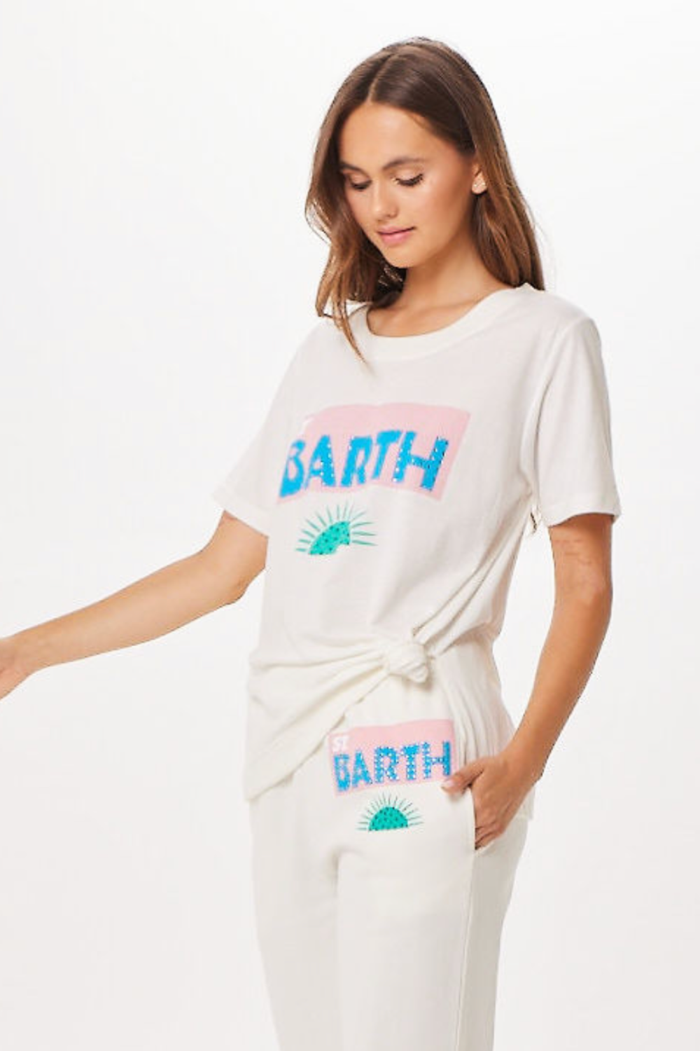 Vintage Havana | White St. Barth Jet Setter T-Shirt