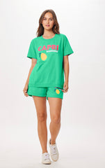 Vintage Havana | Surf Green Capri Jet Setter T-Shirt