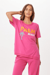 Vintage Havana | Hot Pink Palm Beach Jet Setter T-Shirt