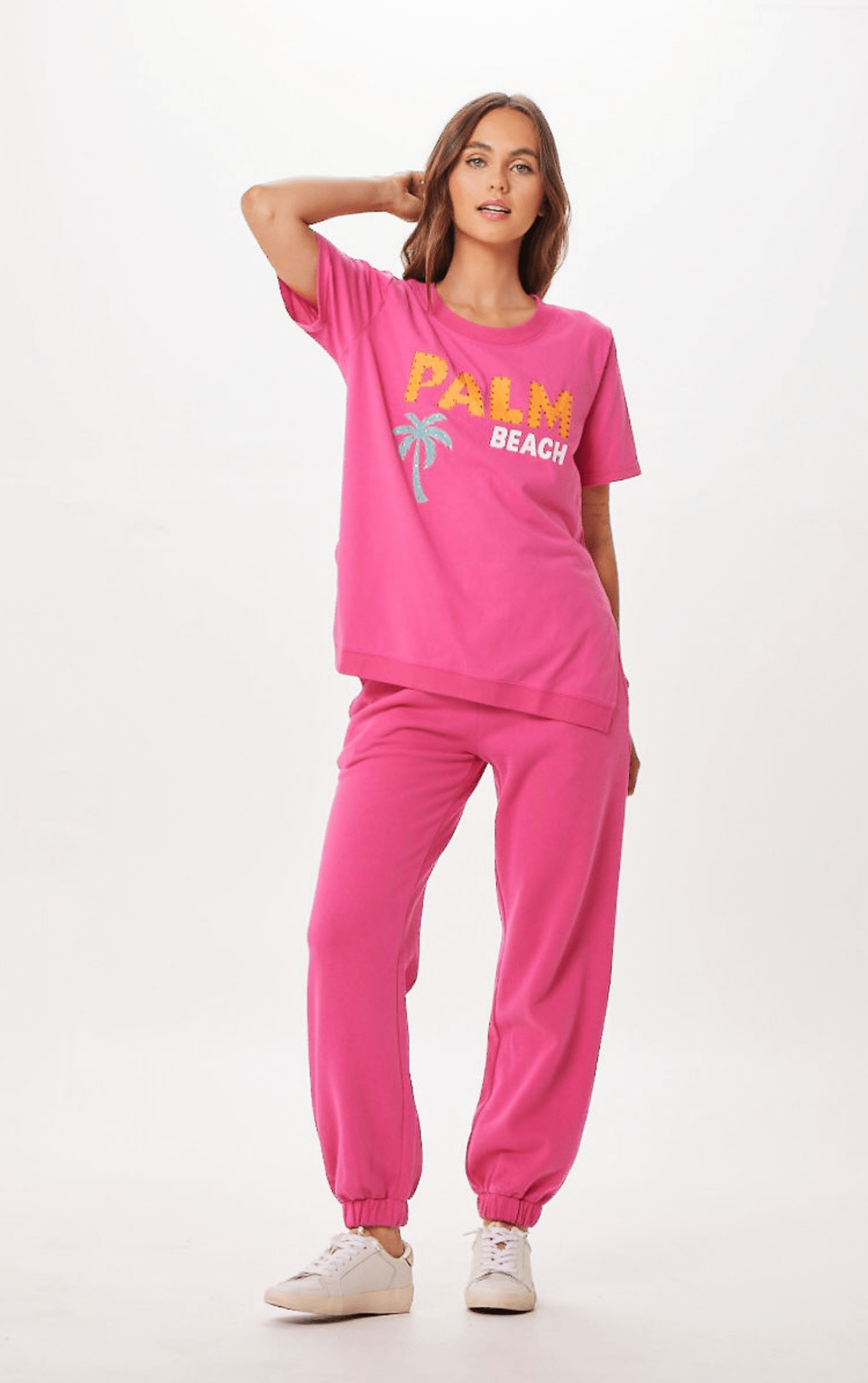 Vintage Havana | Hot Pink Palm Beach Jet Setter T-Shirt