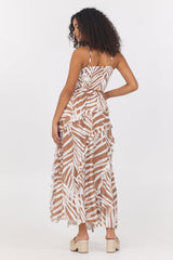 Vintage Havana | Printed Rayon Cutout Tank