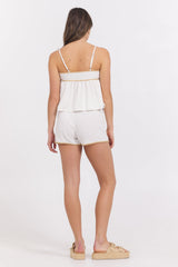 Vintage Havana | Flowy Tank w/ Whip Stitch