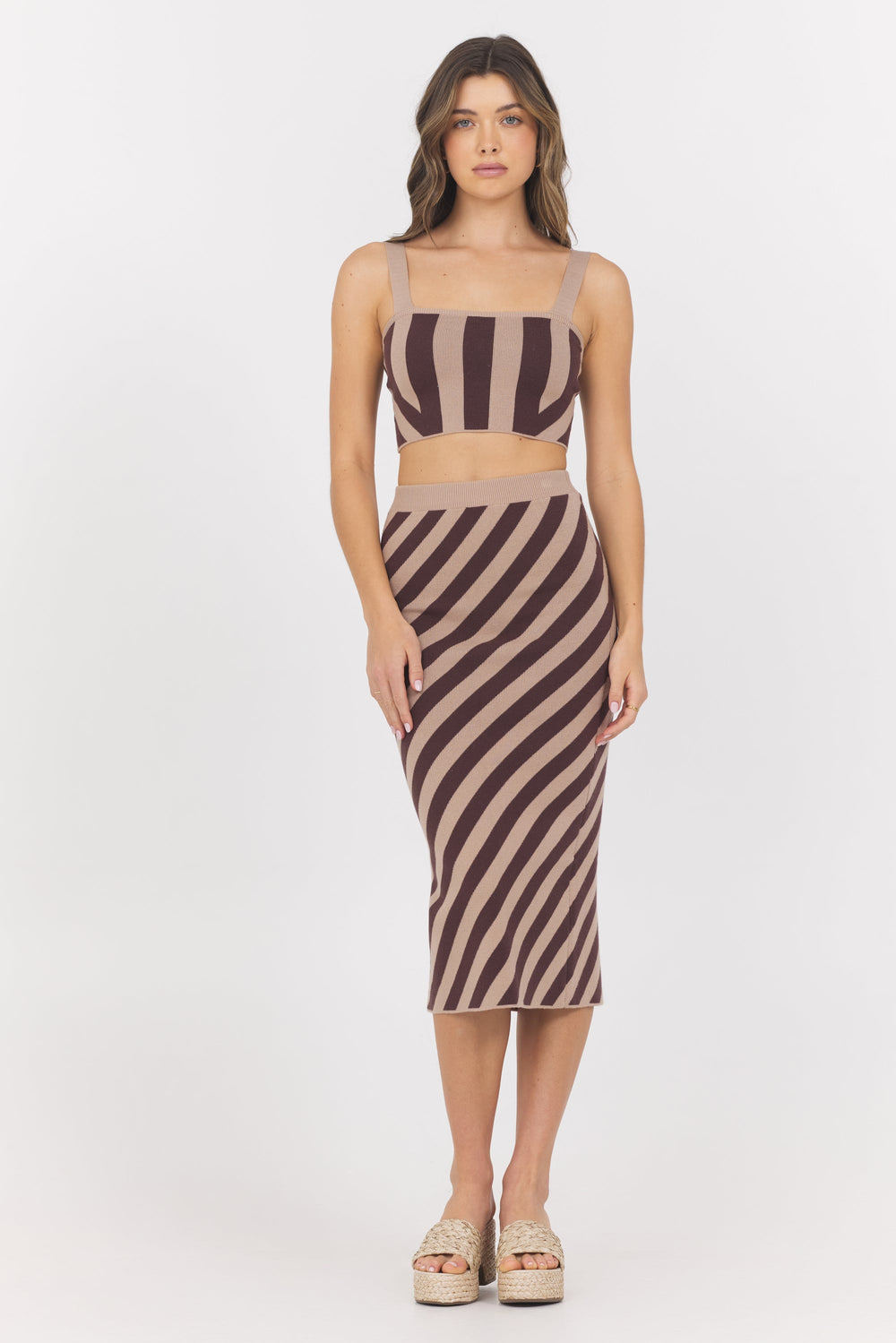 Vintage Havana | Striped Knit Tank