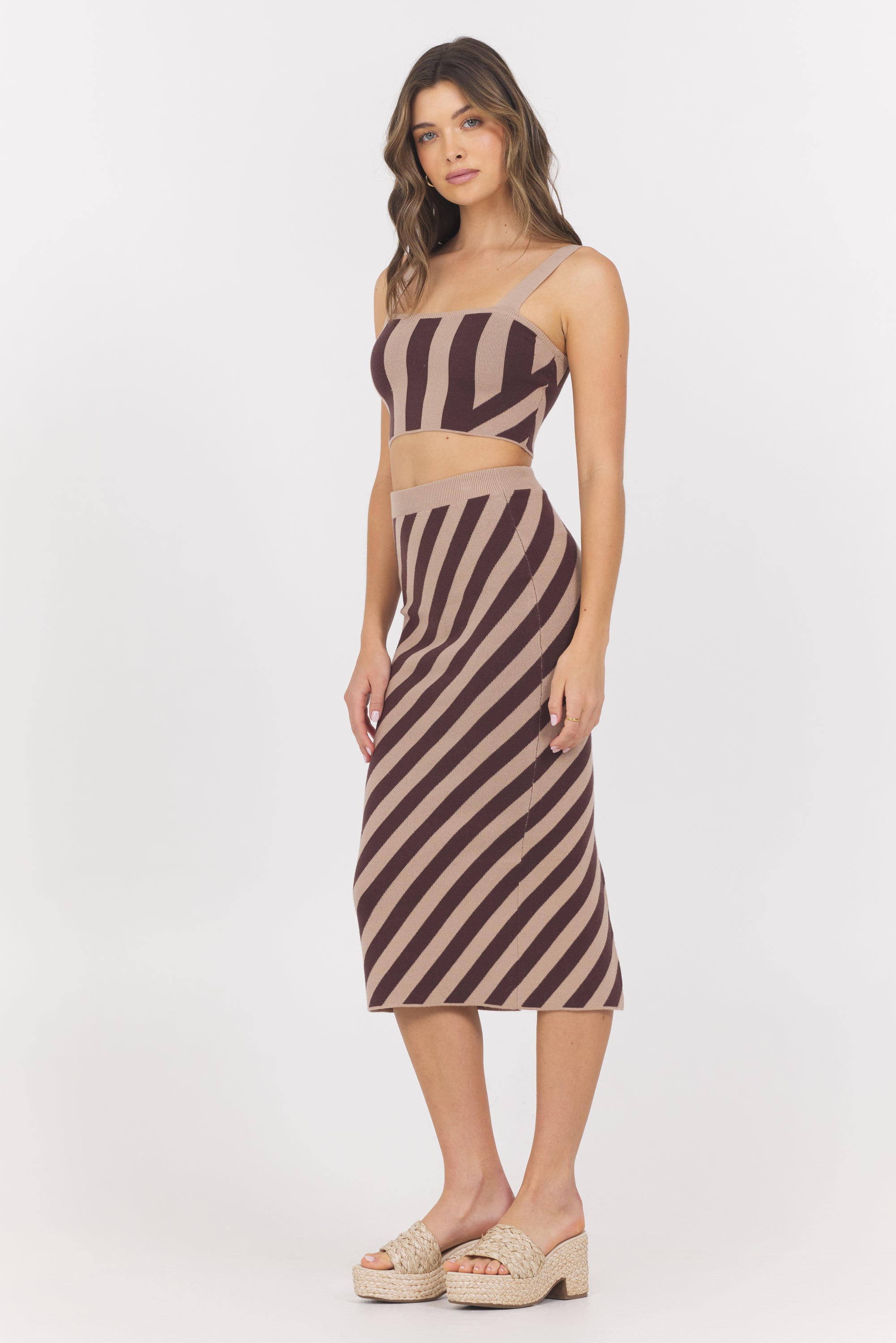 Vintage Havana | Striped Knit Tank