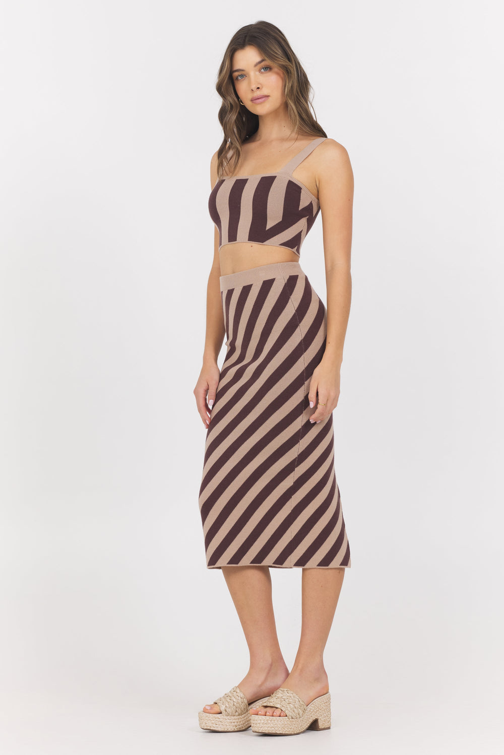 Vintage Havana | Striped Knit Tank