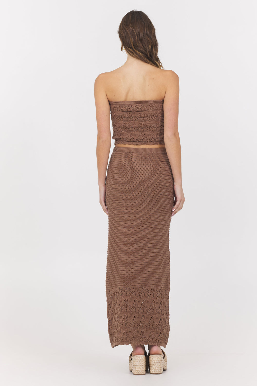 Vintage Havana | Pecan Crochet Tube Top