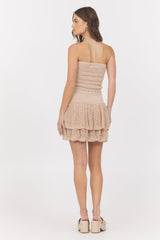 Vintage Havana | Honey Beige Knitted Tube Top