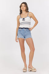 Vintage Havana | Pointelle Tank