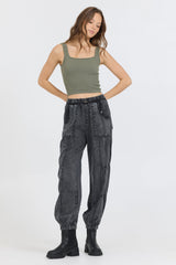 Vintage Havana | Olive Seamless Tank Top