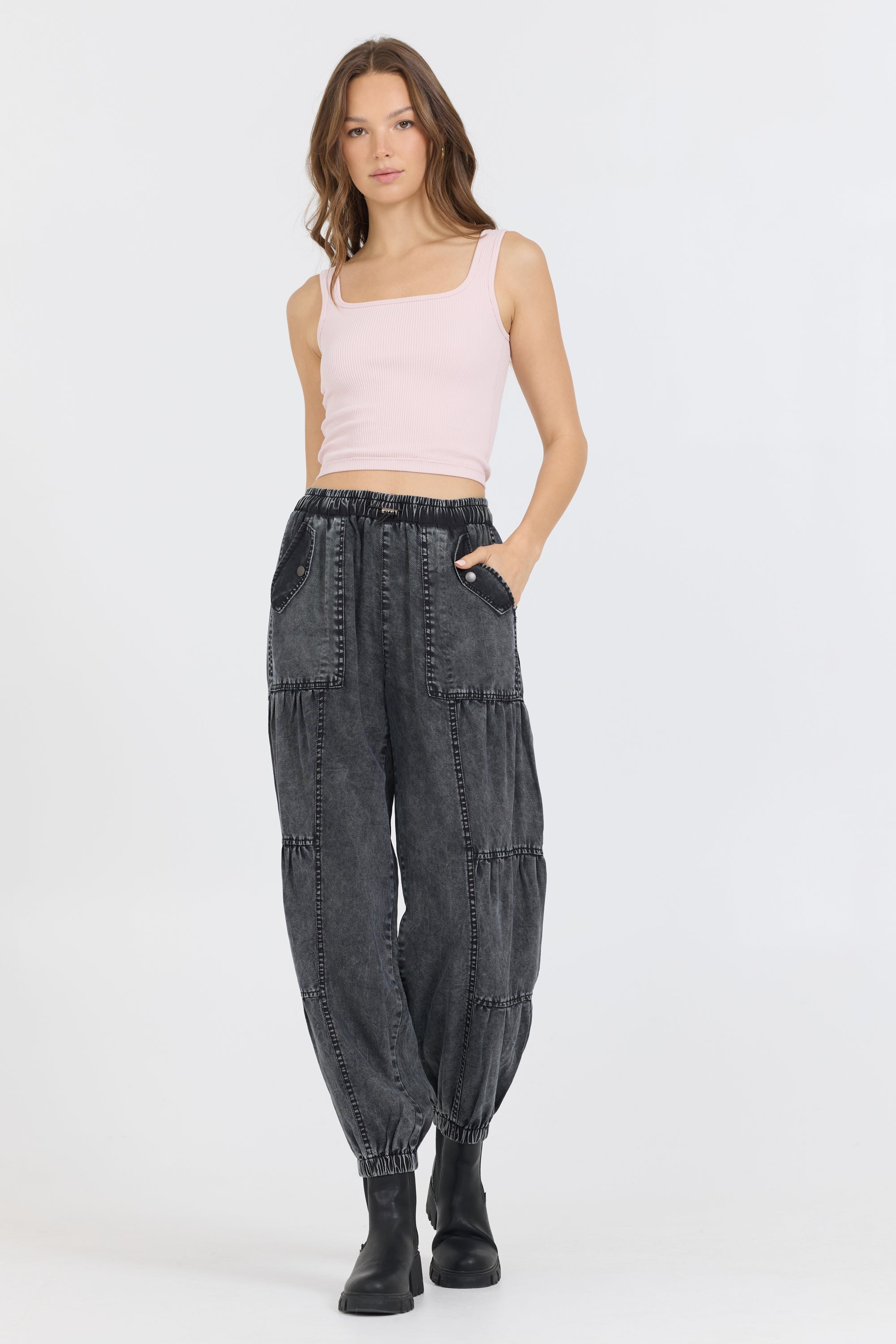 Vintage Havana | Soft Pink Seamless Tank Top