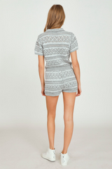Vintage Havana | Primrose Grey Basic Knit Short