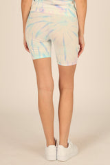 Vintage Havana | Tulum Lavender Tie Dye Biker Shorts
