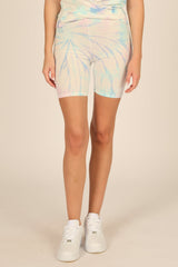 Vintage Havana | Tulum Lavender Tie Dye Biker Shorts