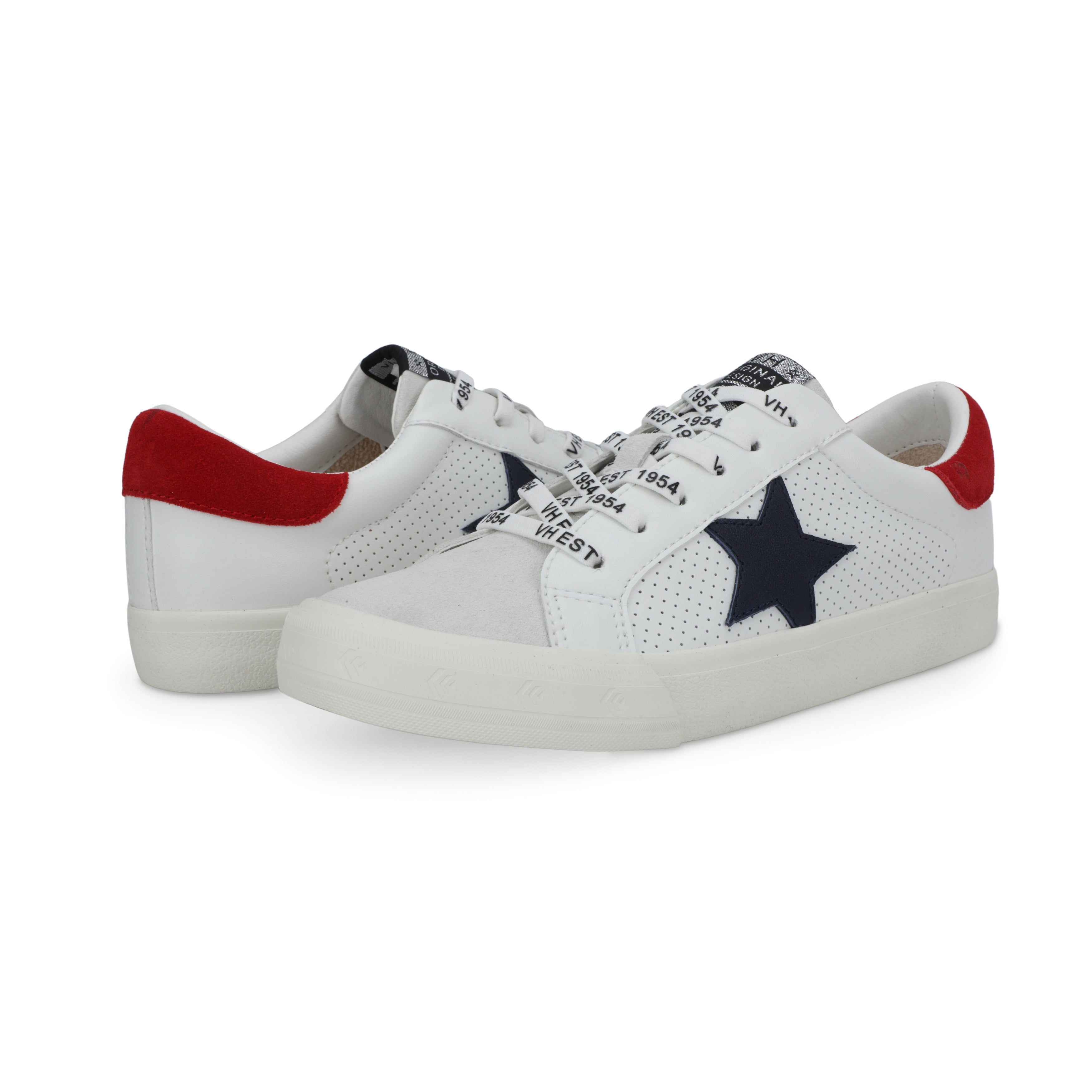 Vintage Havana | GRANDE - WHITE NAVY RED
