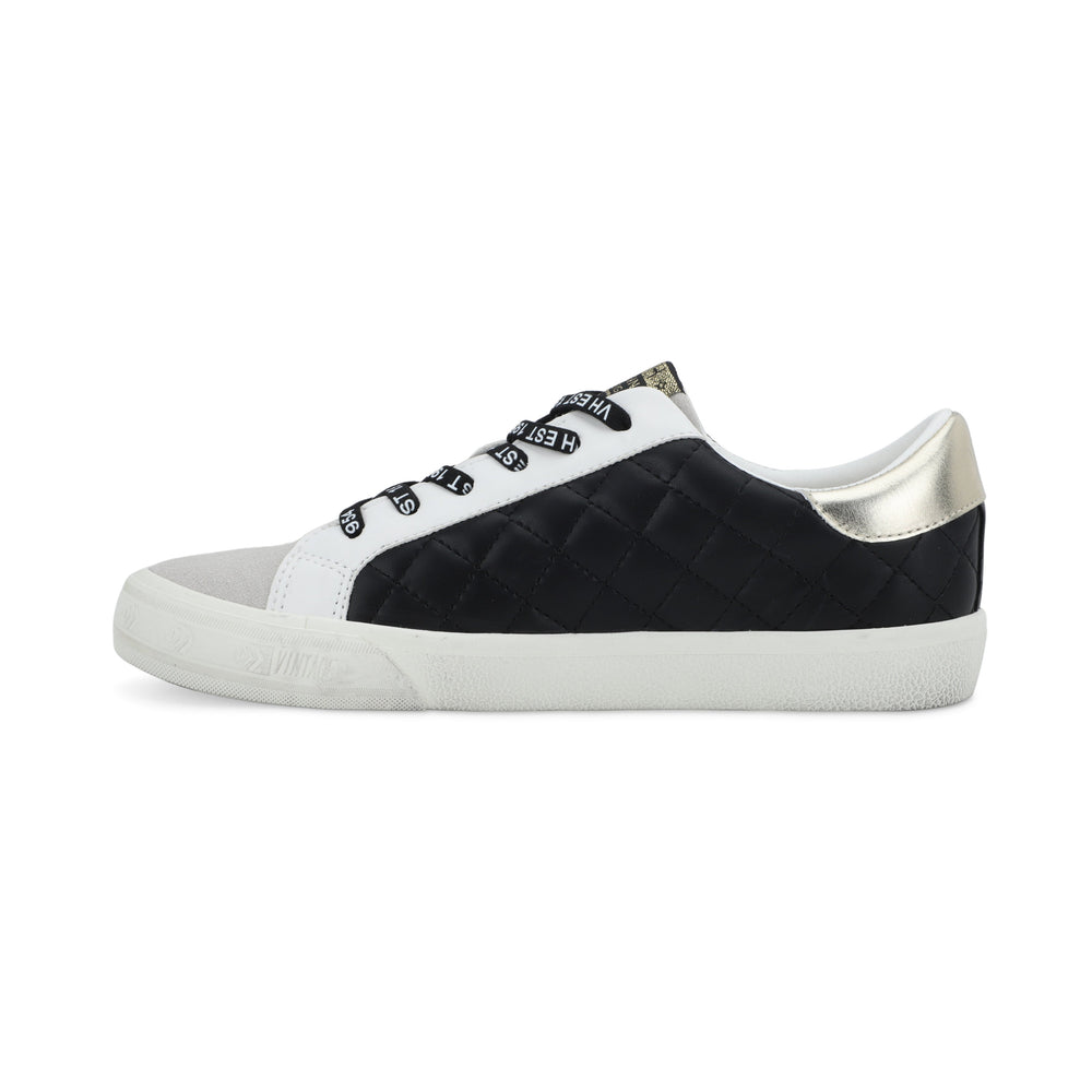 Vintage Havana | GRANDE - BLACK GREY QUILTED