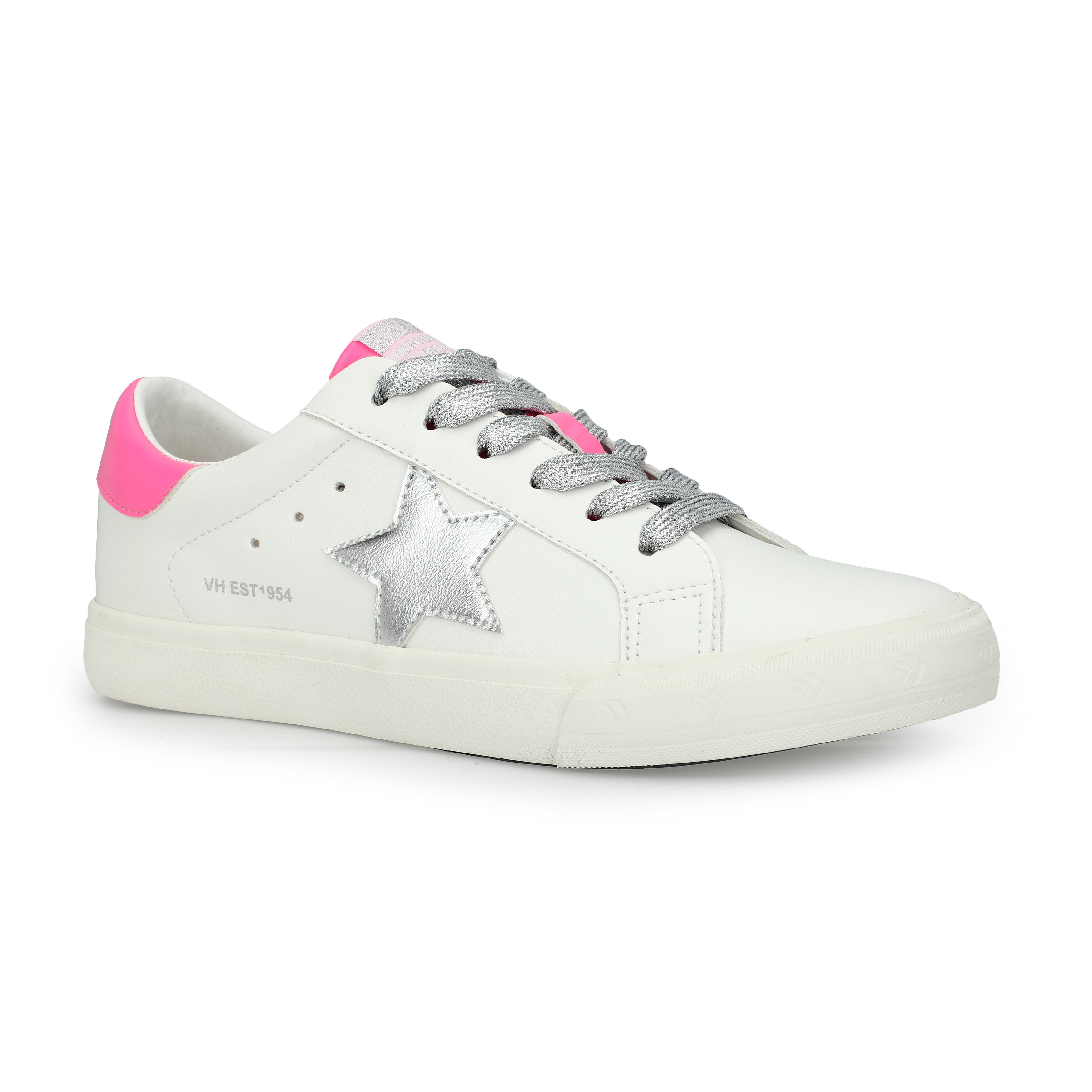 Vintage Havana | GRANDE - WHITE/WASHED SILVER/PINK