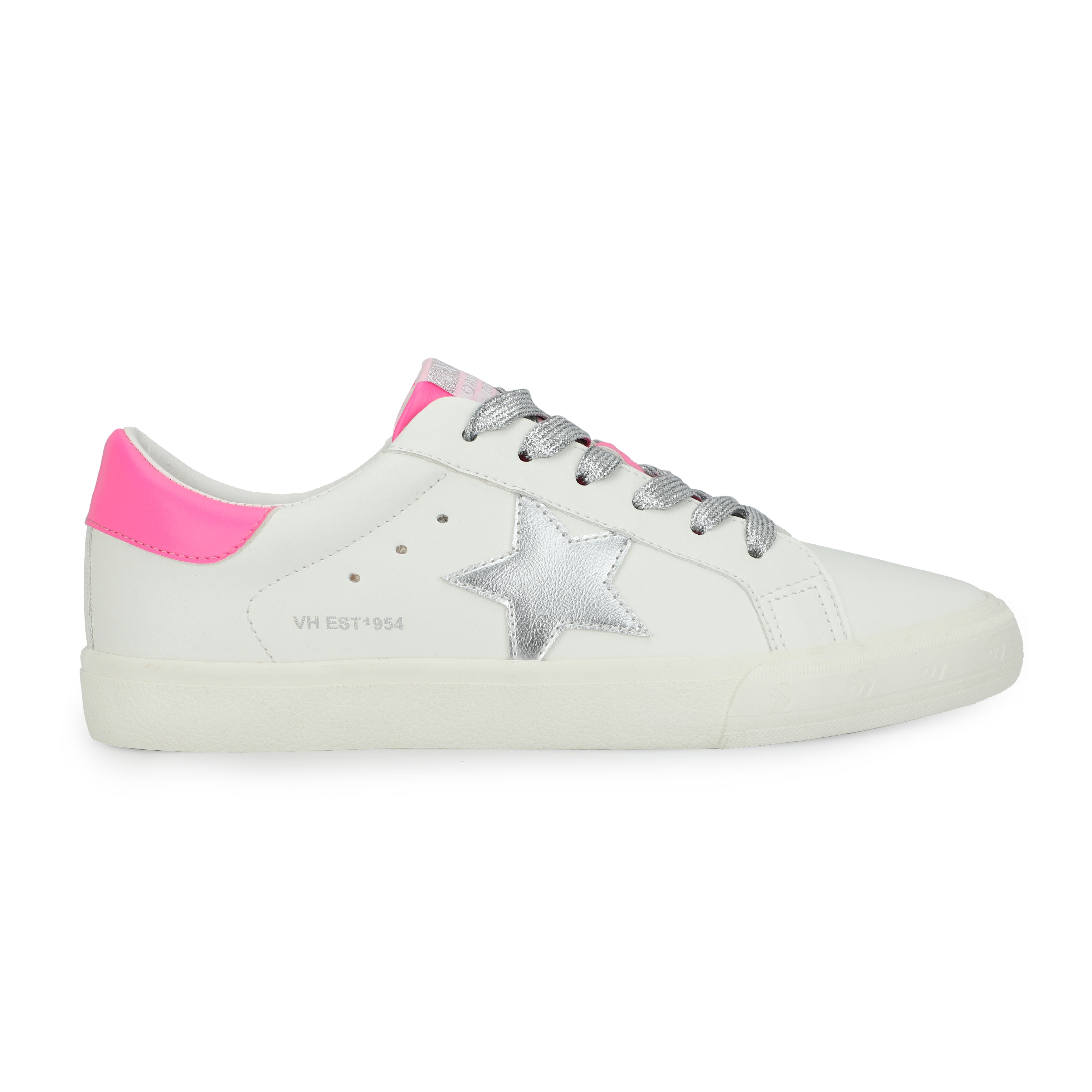 Vintage Havana | GRANDE - WHITE/WASHED SILVER/PINK