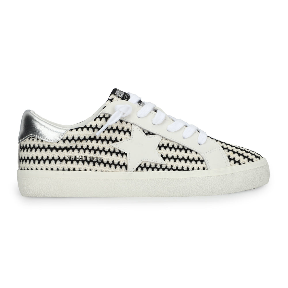 Vintage Havana | FLAIR 45 - BLACK/WHITE CROCHET