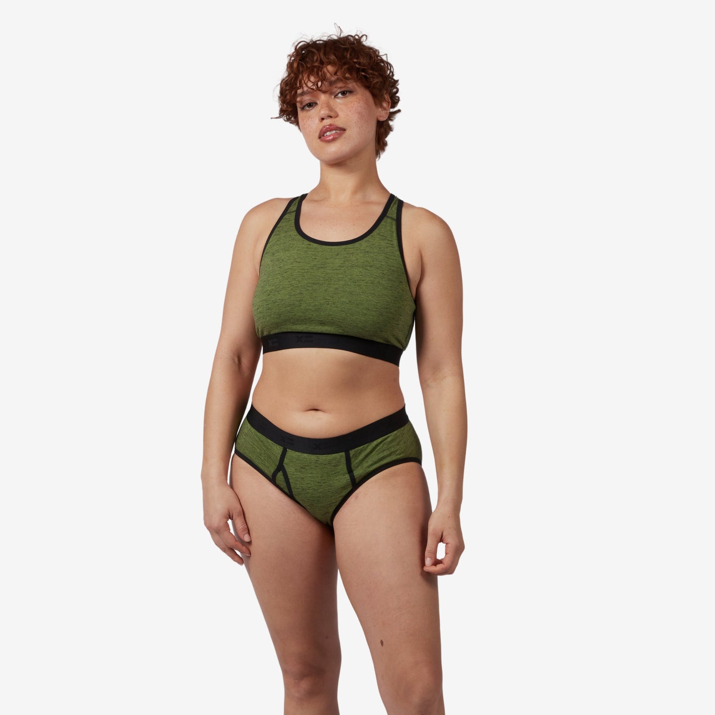 TomboyX Iconic Briefs - Forest Heather