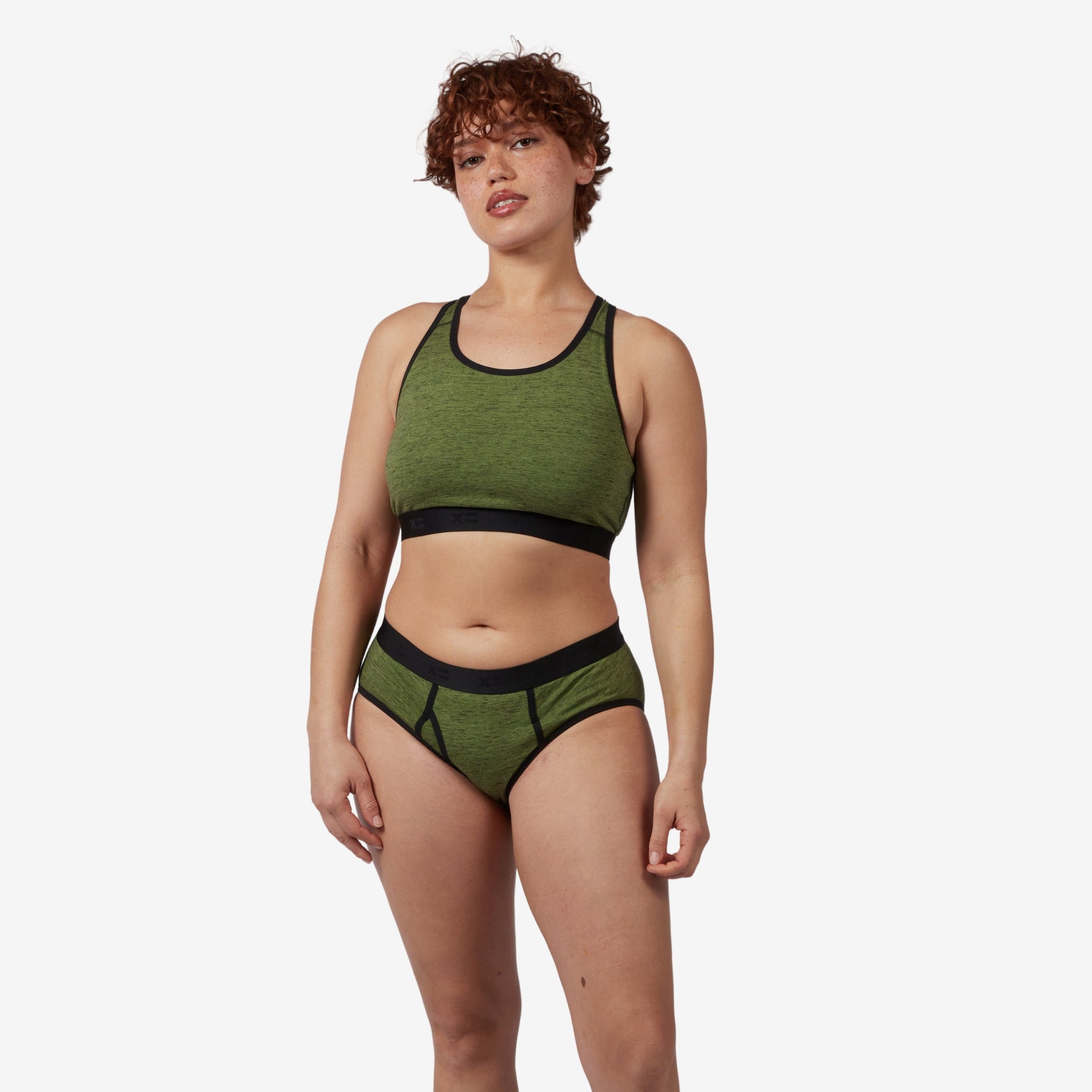 TomboyX Iconic Briefs - Forest Heather